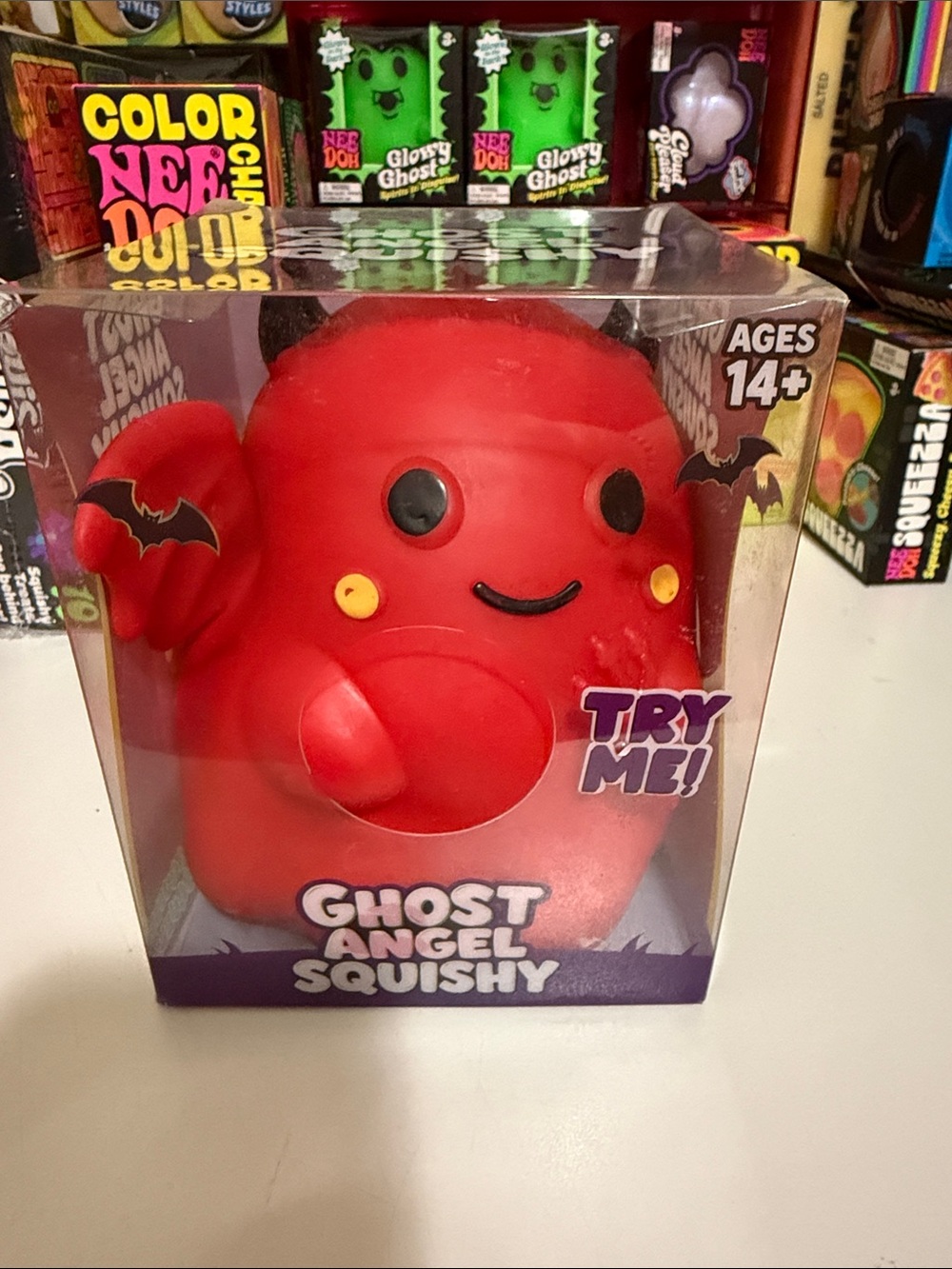 Devil Ghost Squishy - Red